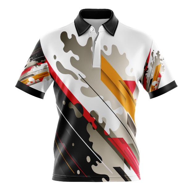 Custom Sublimated Polo Shirts  High-Quality, Full-Color Design