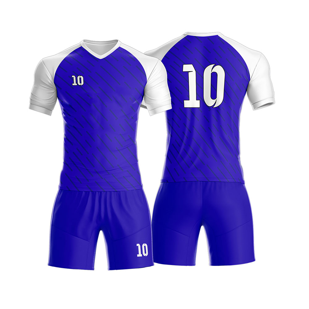 Wholesale Plain Design Adult Quick Dry Soccer Jersey Kit Football Sport  Wear Uniforms Set