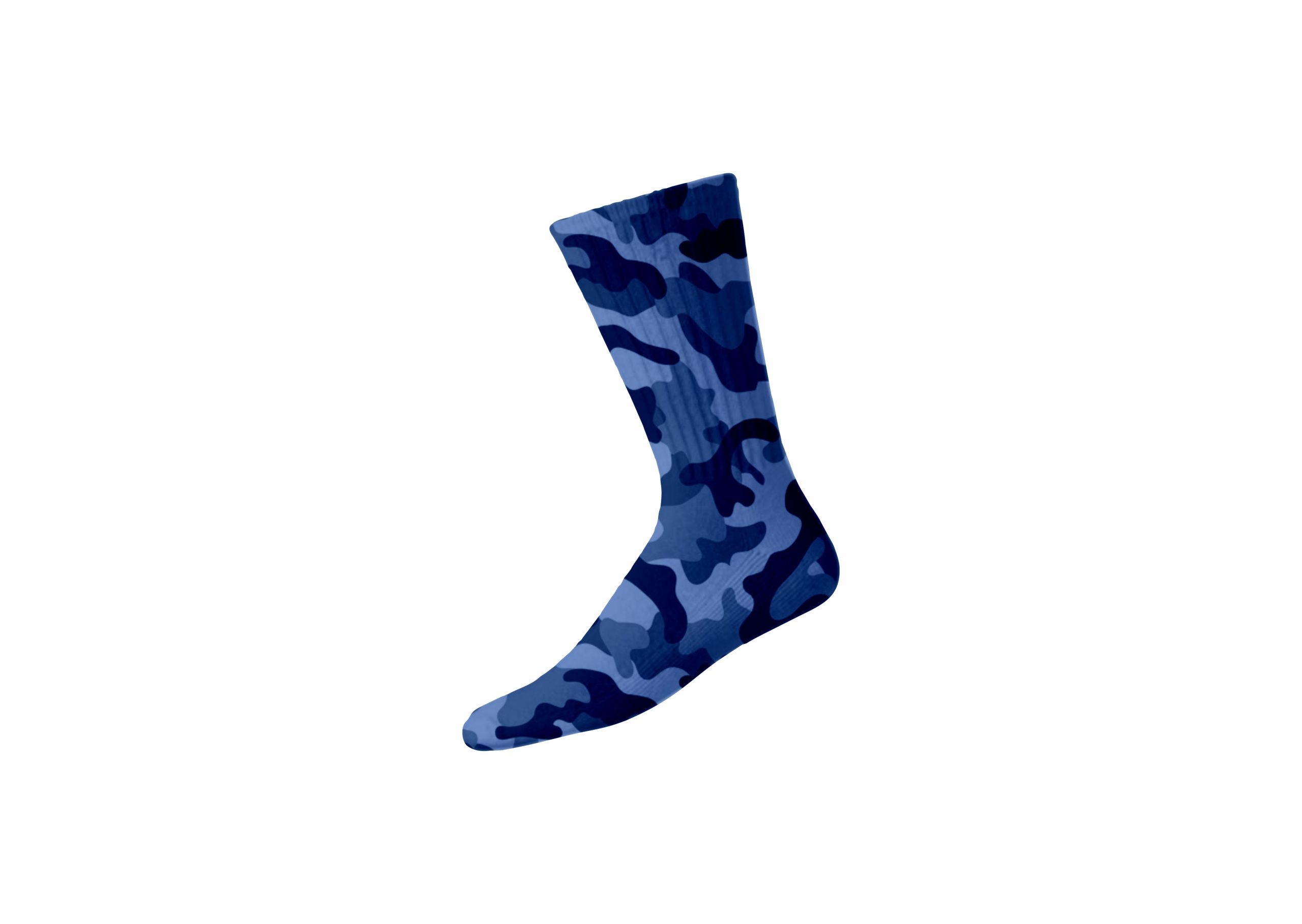 Custom logo breathable sports sublimated comfortable socks