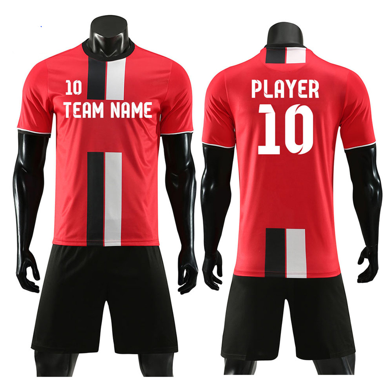 Wholesale 100% Polyester Cheap Sublimation Football Jersey Kits