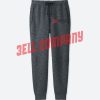 Grey fleeces Jogger pants with custom embroidered logo
