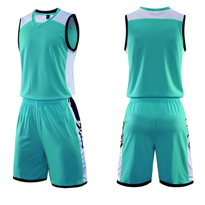 Latest Cool Basketball Uniform Design Color Blue Sublimated Custom