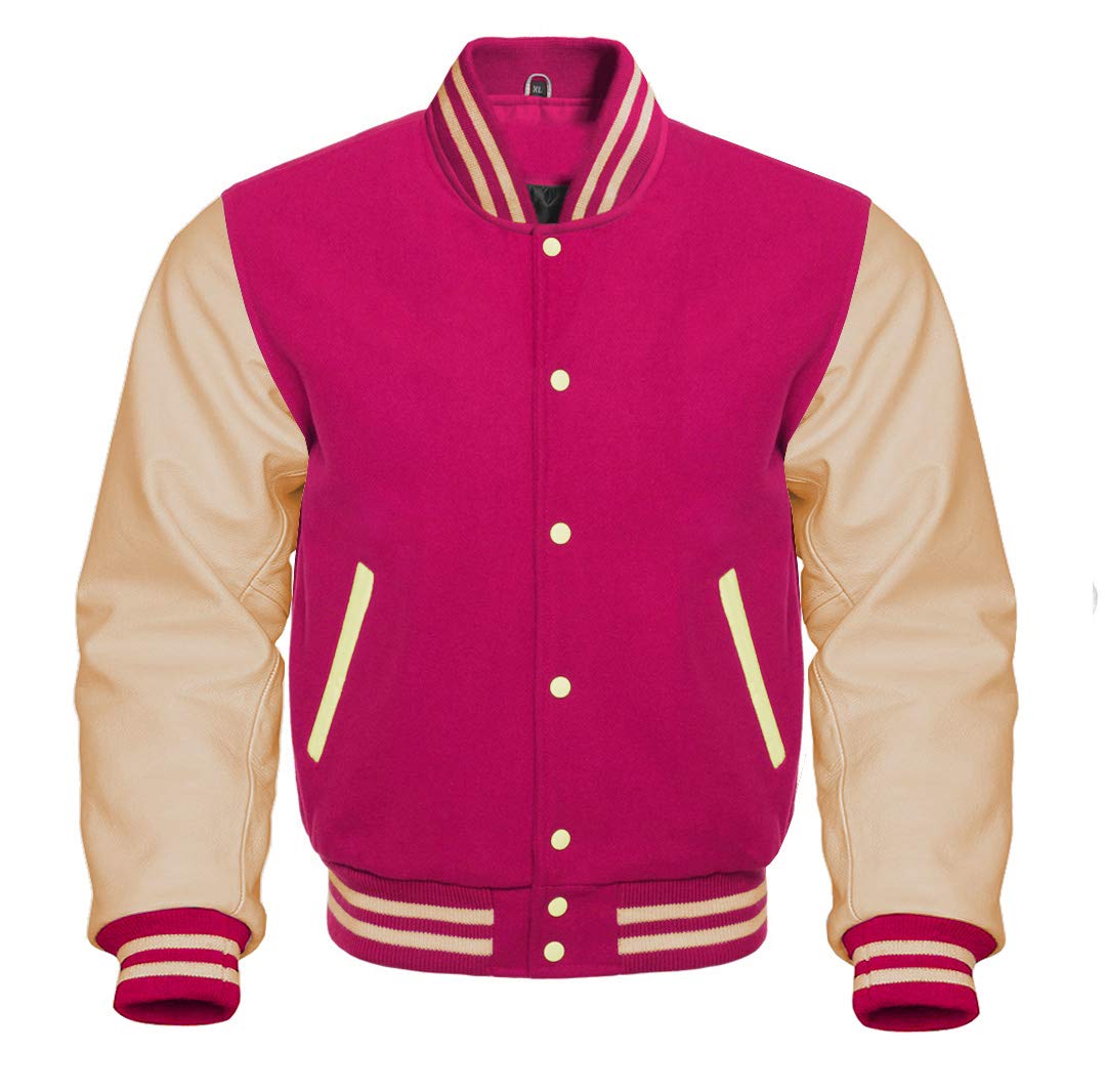 Maker of Jacket Fashion Jackets Washington Wizards Pink Varsity Baseball