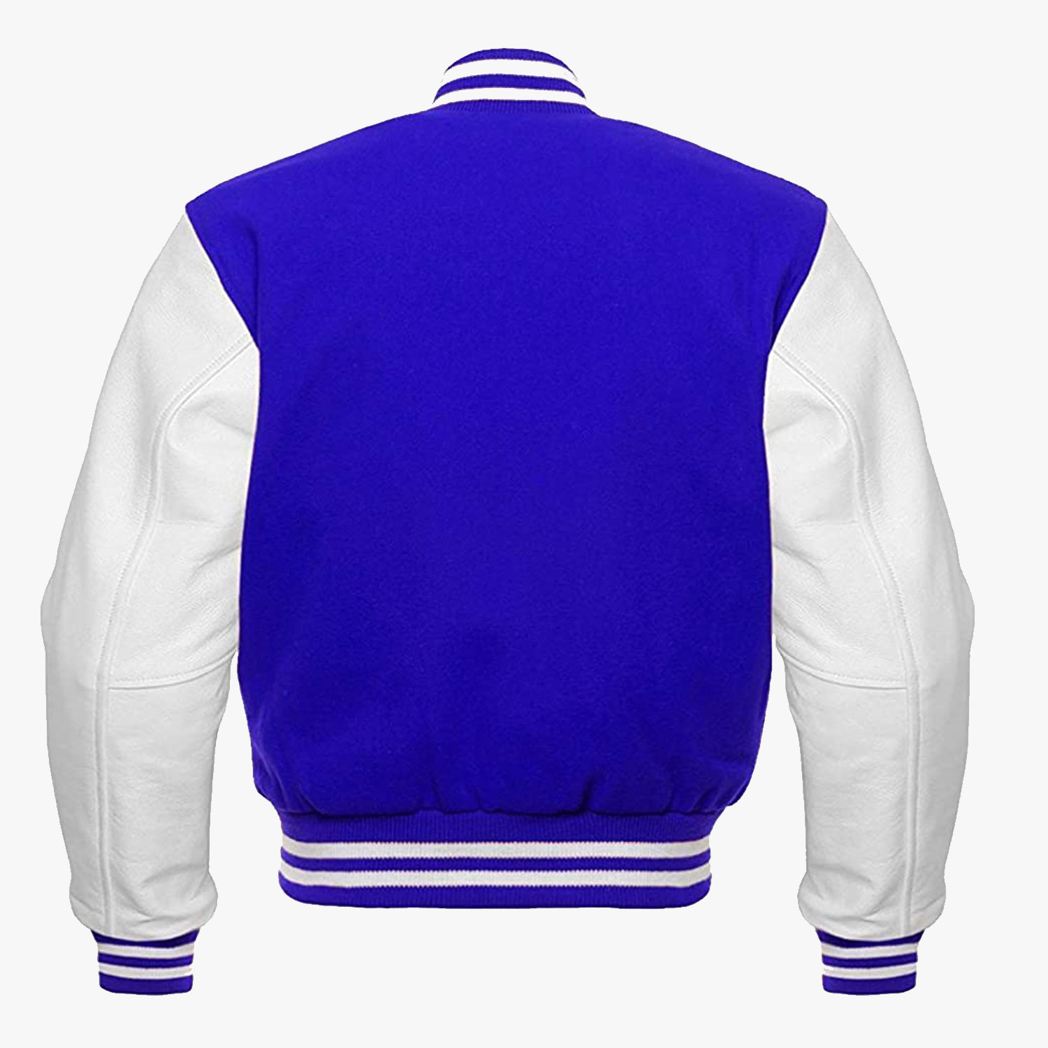 Custom Purple White Light Blue-Gold Bomber Full-Snap Varsity Letterman  Split Fashion Jacket Fast Shipping – FiitgCustom