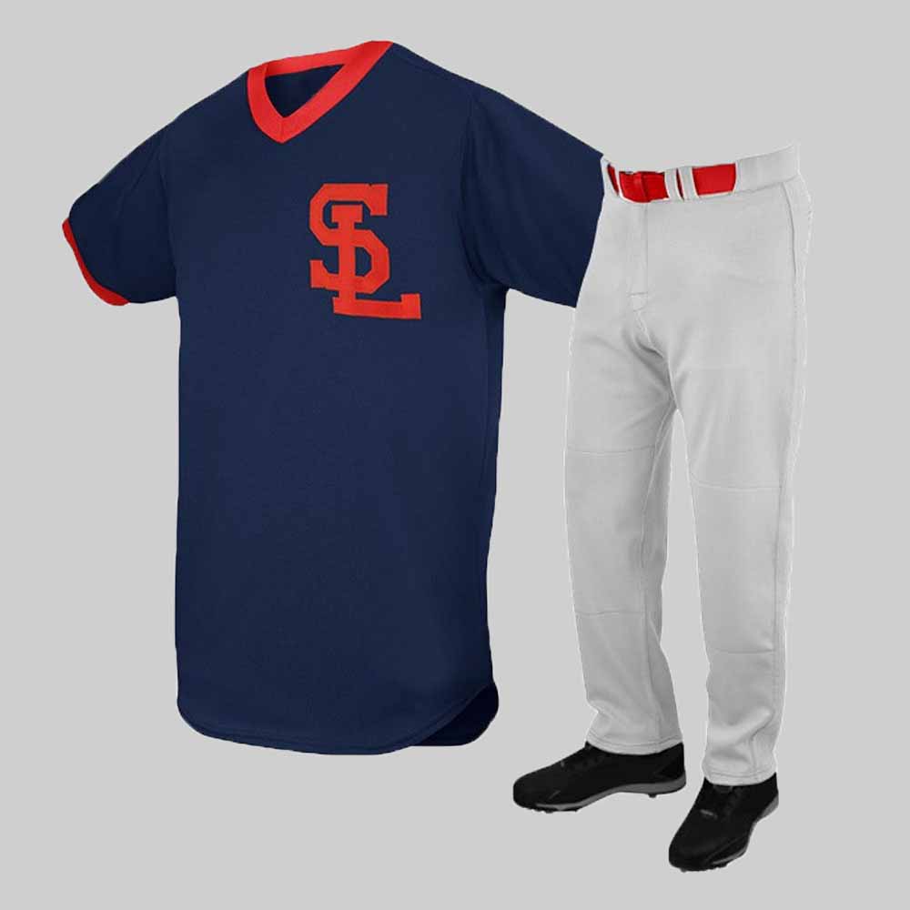 Cheap Baseball Uniforms with your own logos or team name sublimation