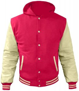 custom Pink baseball varsity /Leather Varsity jacket/New Varsity Letterman Baseball Jacket