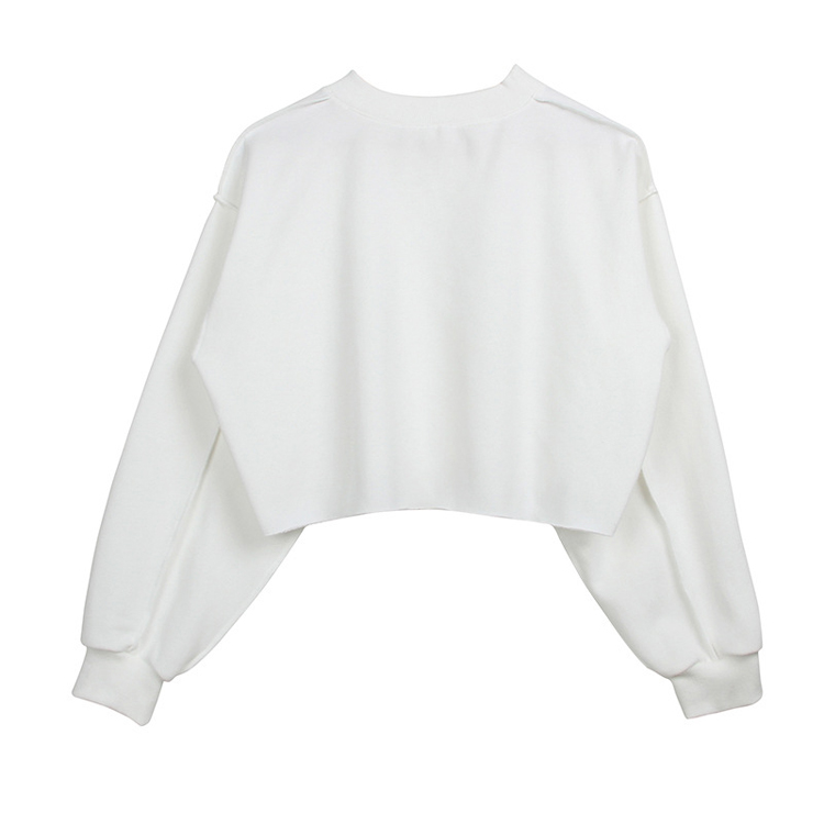 Wholesales blank Women Crop Hoodies