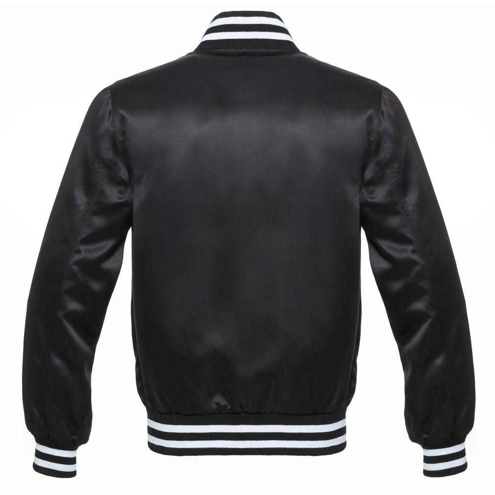 blank satin baseball jackets