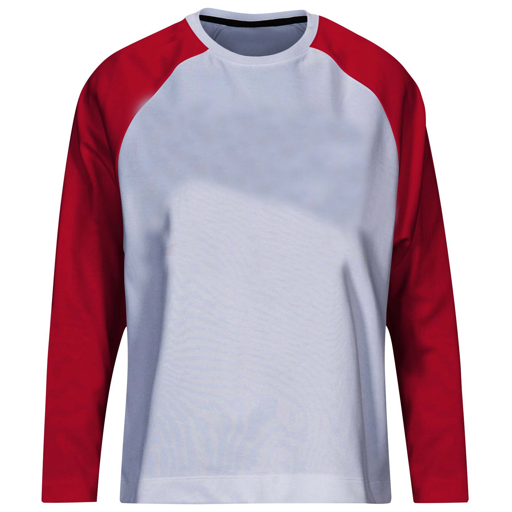 Buy White Sublimation T-Shirt with Blue and Red Pattern for Men