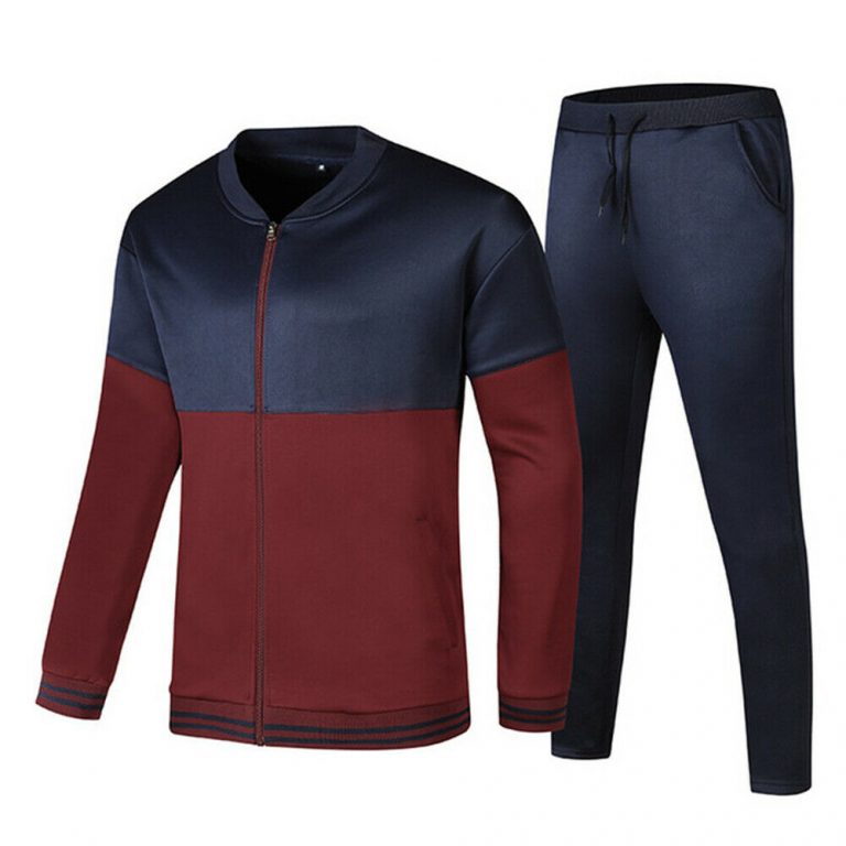 Custom blank sportswear 100% Polyester tracksuit wholesale jogger ...