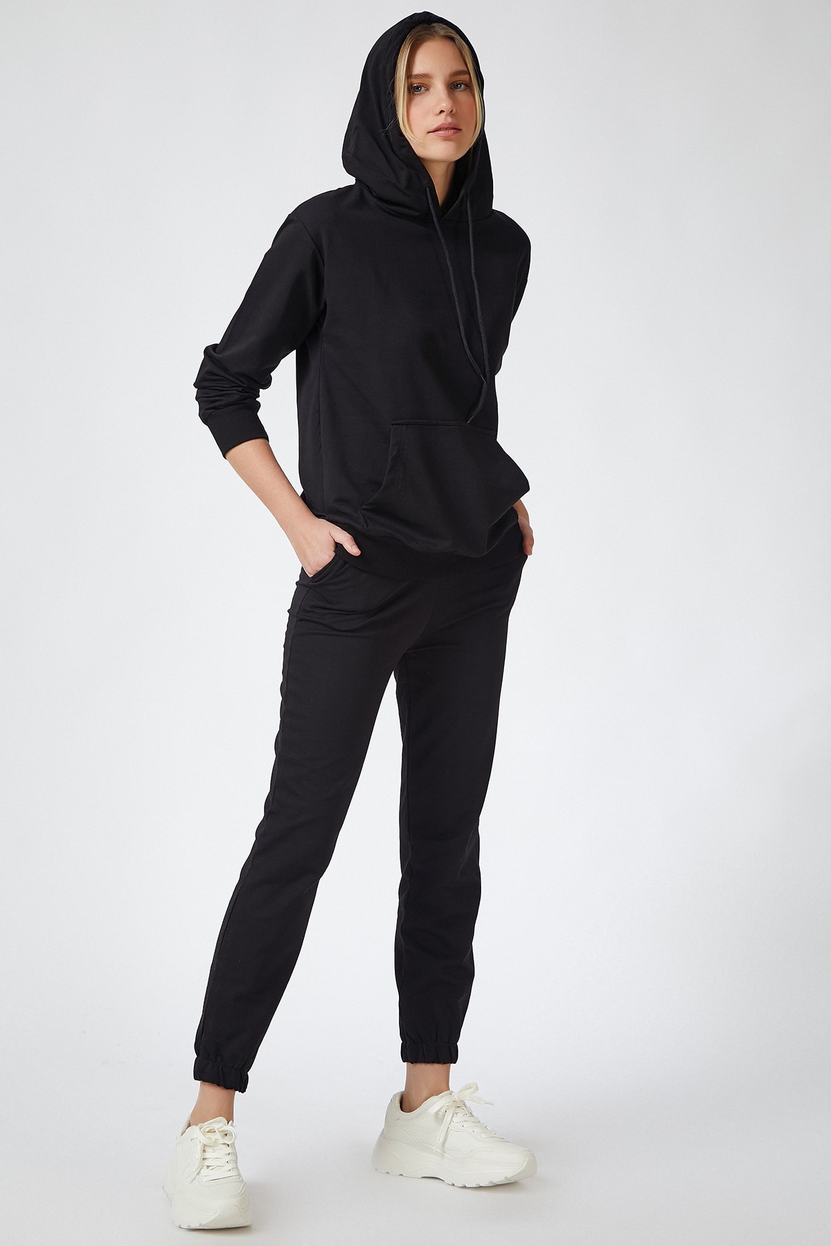 black tracksuit women's set