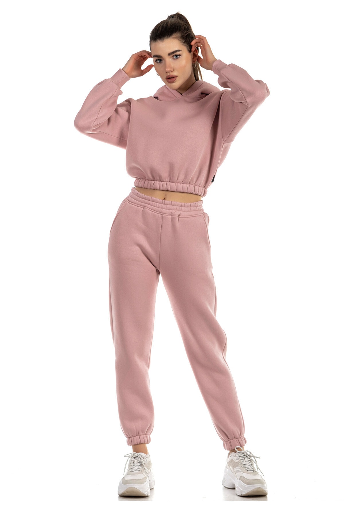 Women's Pink Tracksuit Set