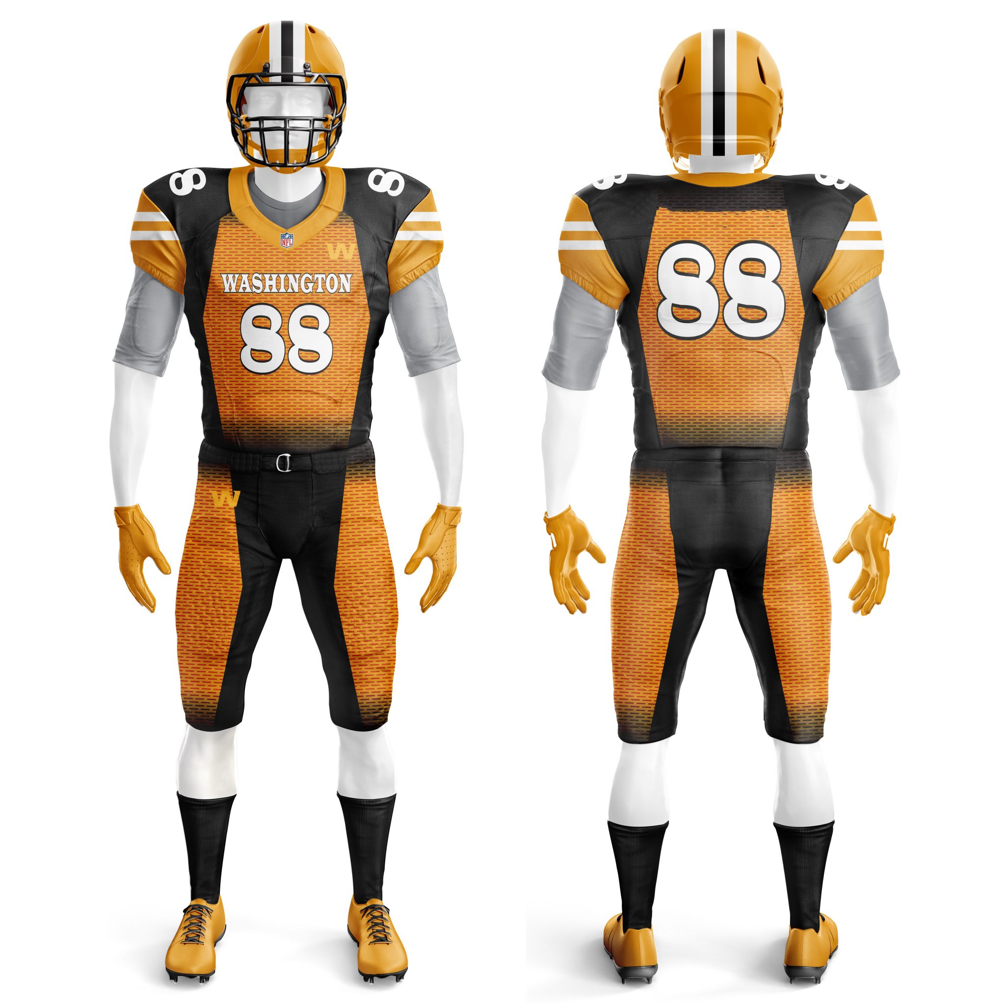 Custom 12-Panel American Football Uniform ff