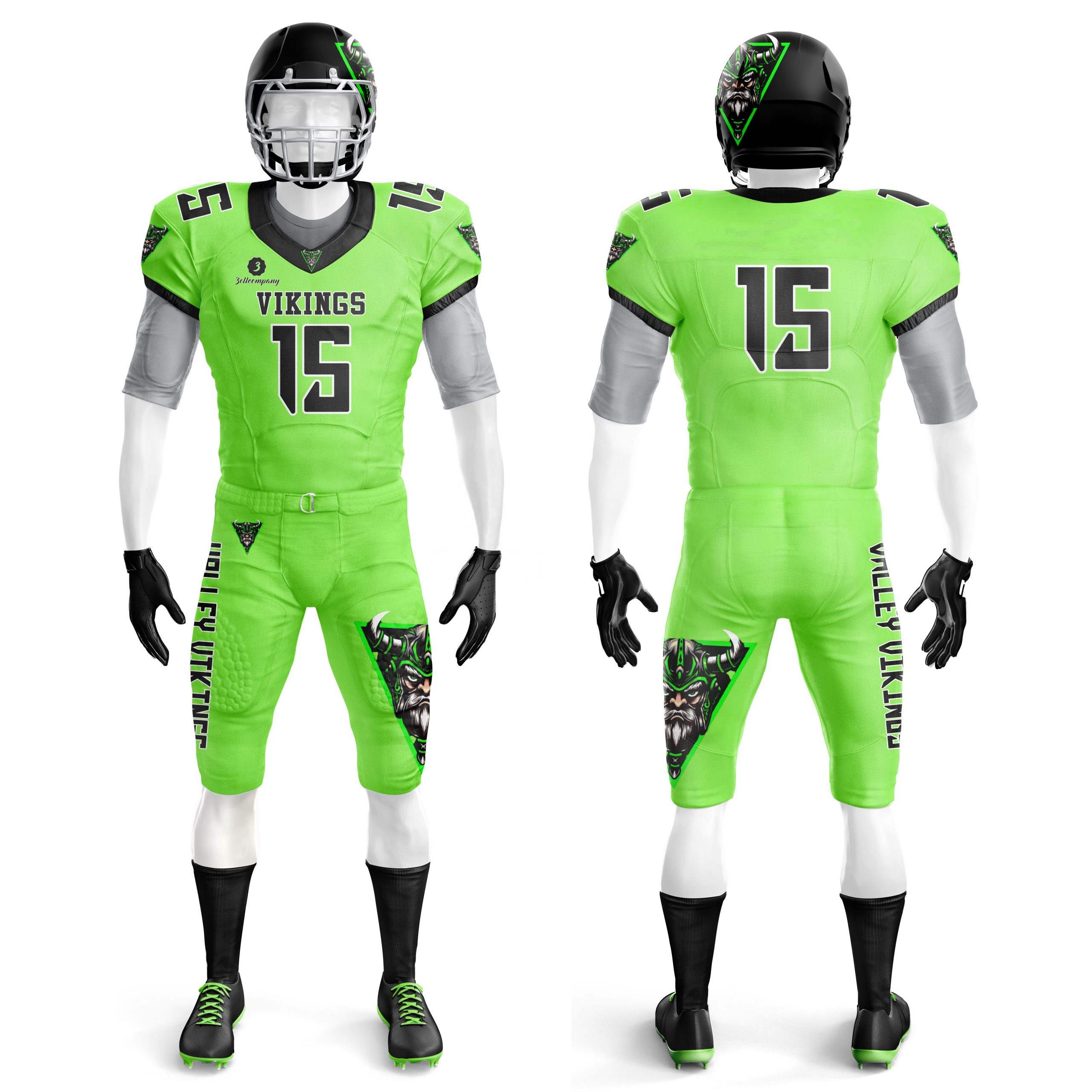 Women's American Football Uniform / New Design Customized American Football  Jersey 3ELL Company 