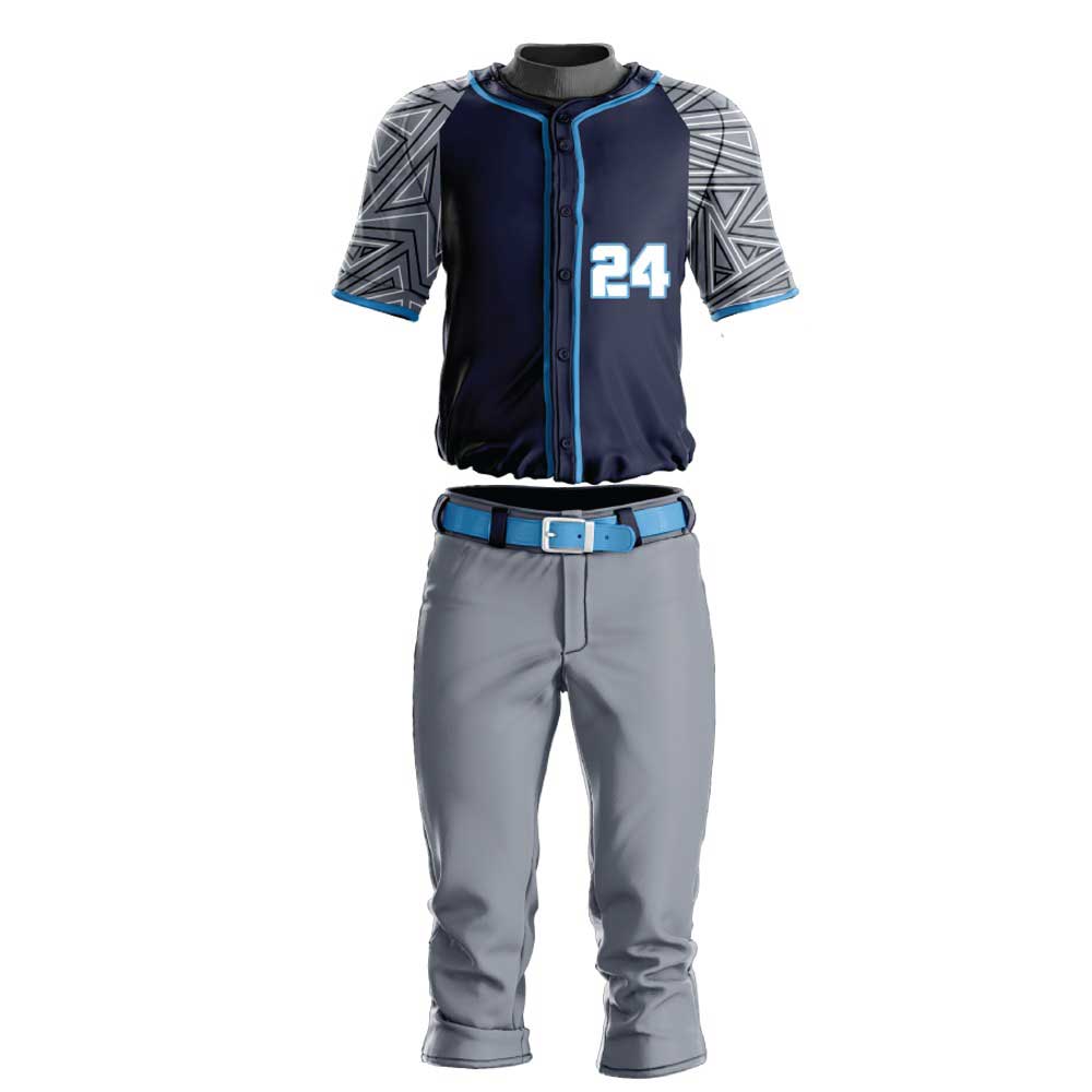 OEM Sublimated Baseball Uniform Set Custom Blank Baseball Jersey