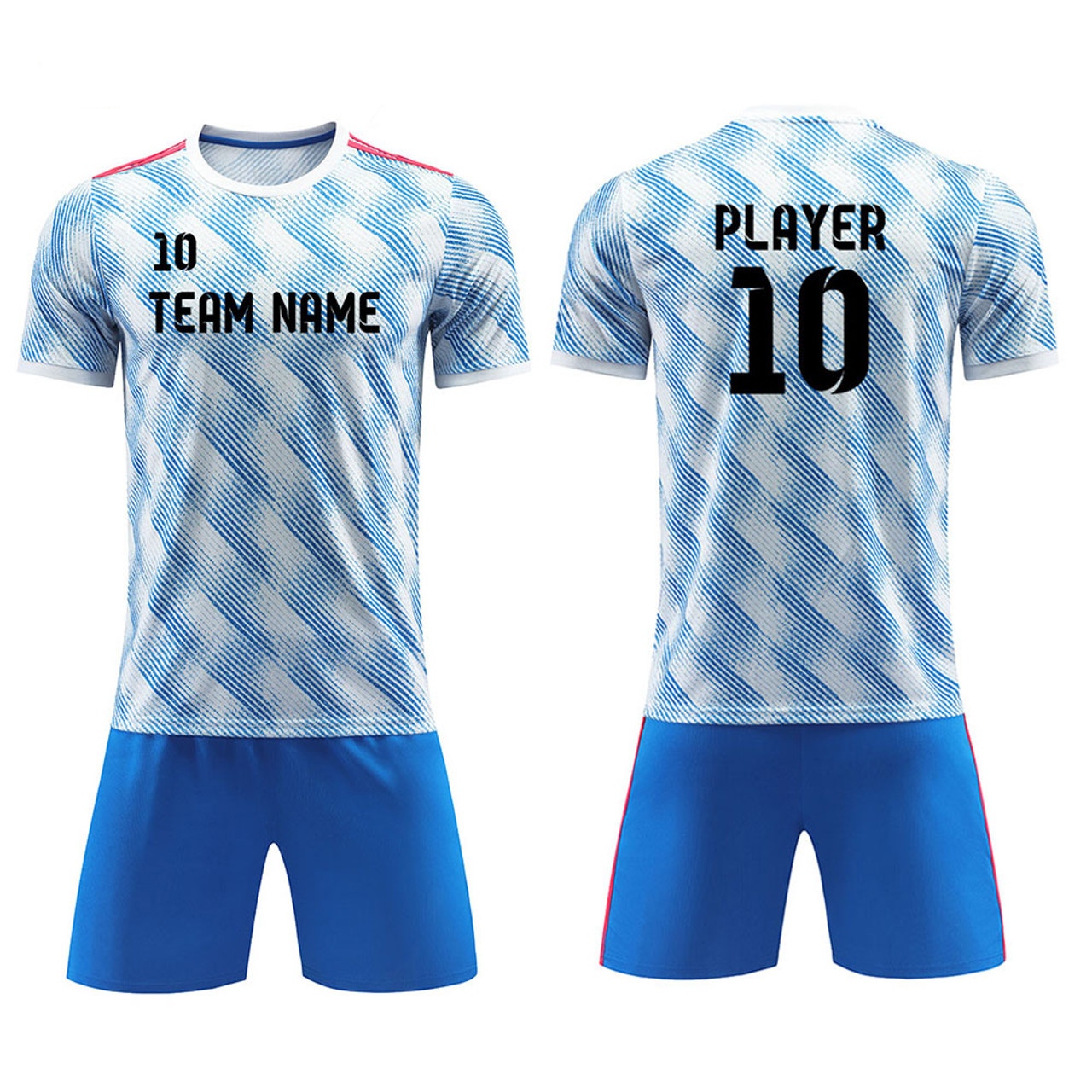 Custom Design Sublimation Digital Printing Football Uniforms Practice  Soccer Team Jerseys