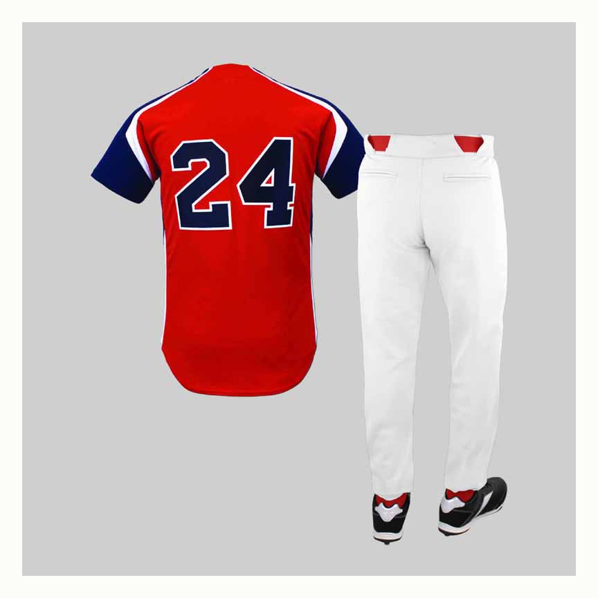 Wholesale Youth Competition Baseball Uniform Sublimation Blank