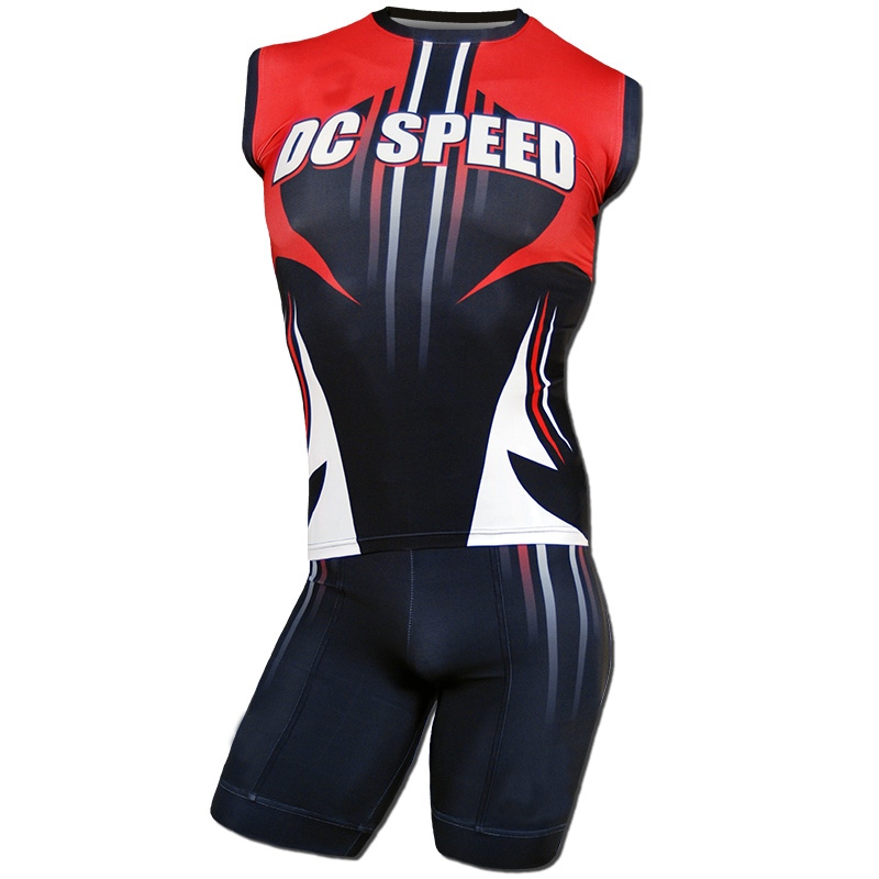 Cheap Custom Track and Field Uniform with your own logos or team name sublimation