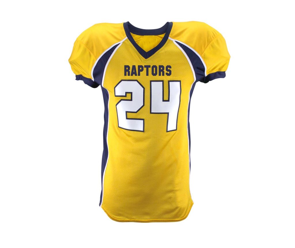 American football Uniforms with your own logos and team names with