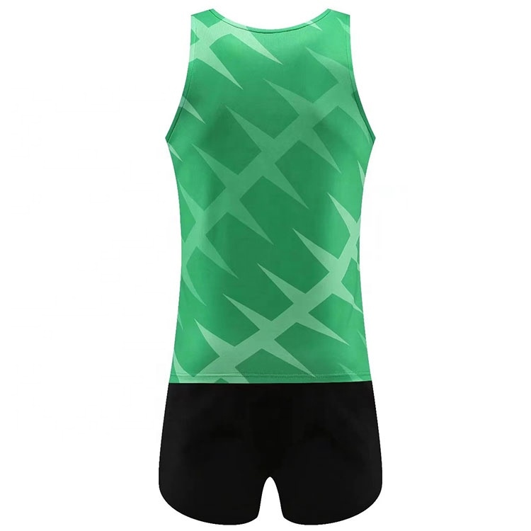 Cheap Custom Track and Field Uniform with your own logos or team name sublimation