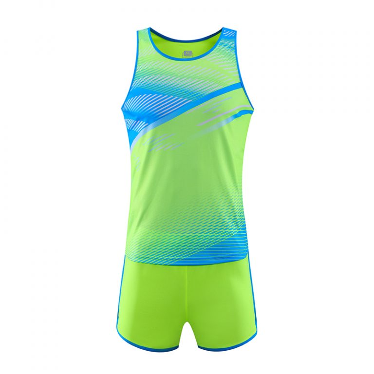 Cheap Custom Track and Field Uniform with your own logos or team name sublimation