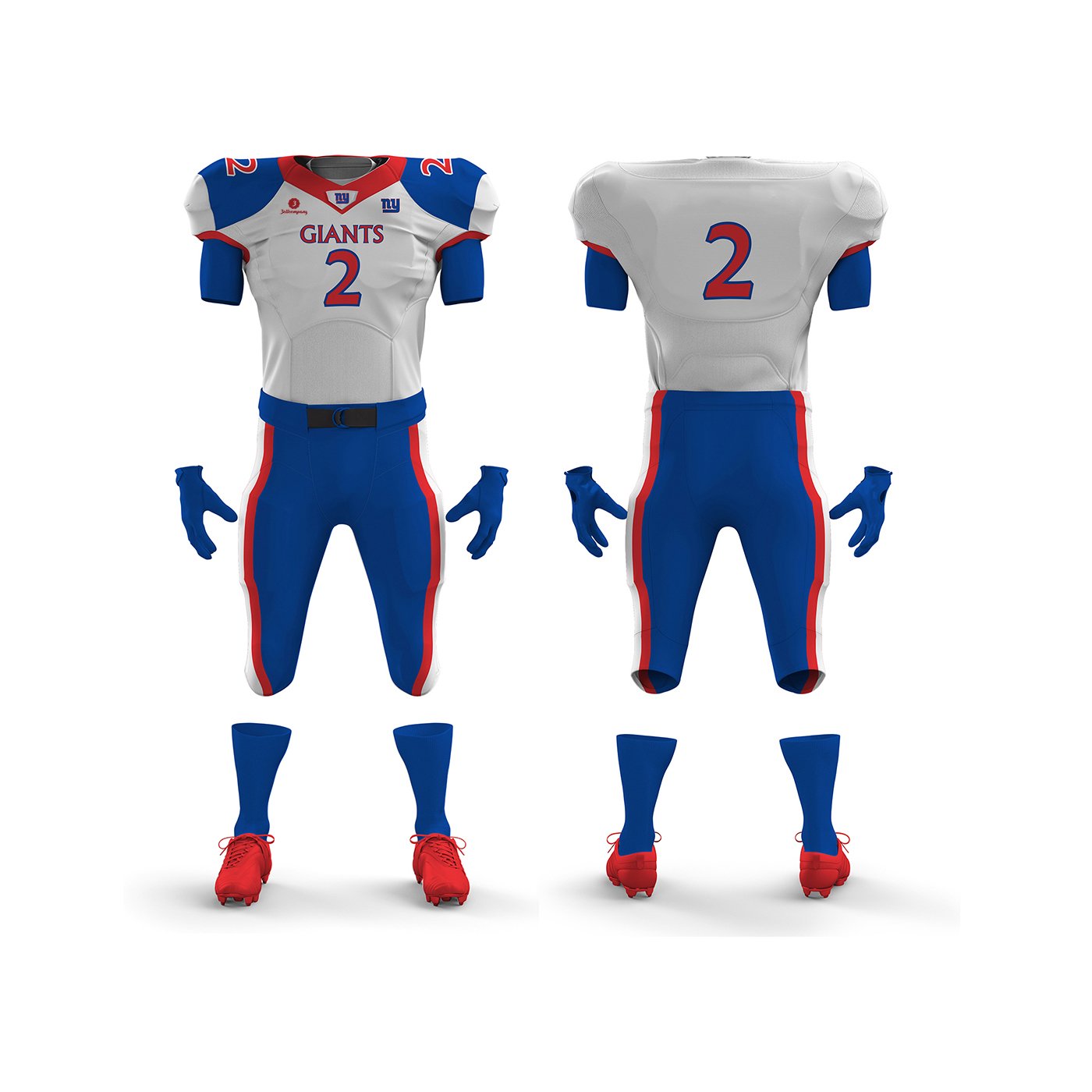 FADE - Men's Custom Sublimated Football Jersey – FitUSA Manufacturing