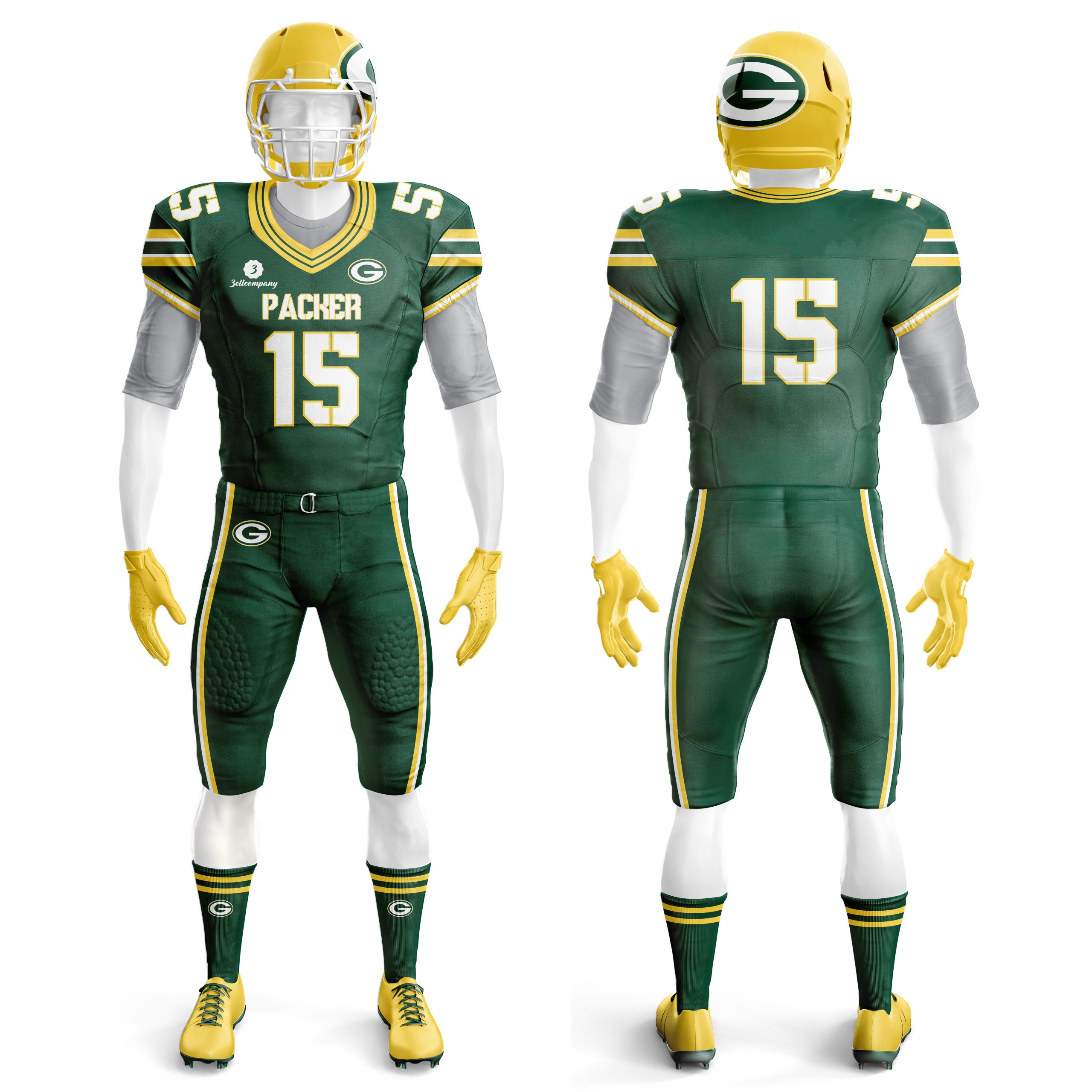 Custom American Football Best Designs Uniforms