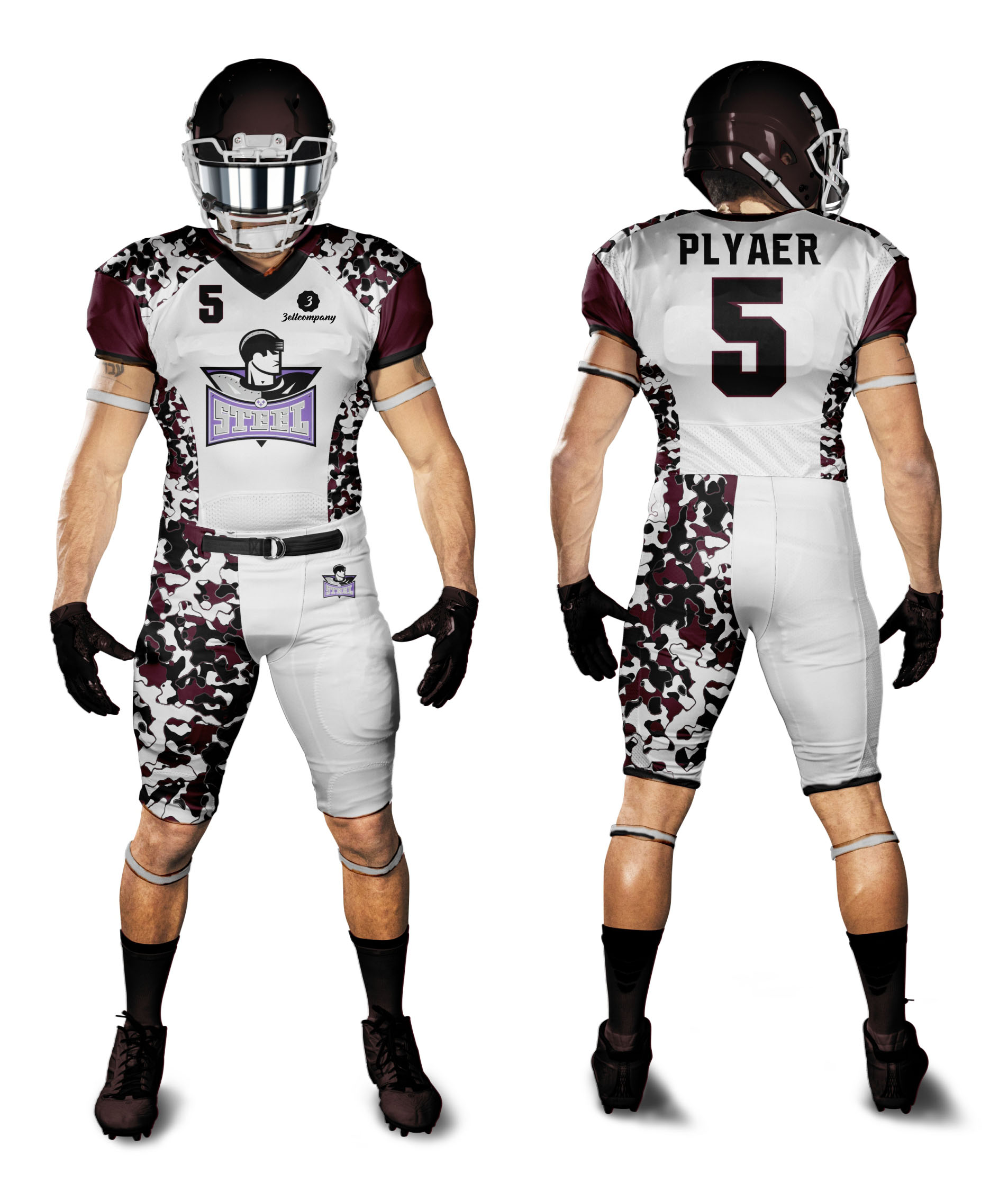 American Football Uniform Bold City Thunder Customized – Quality King