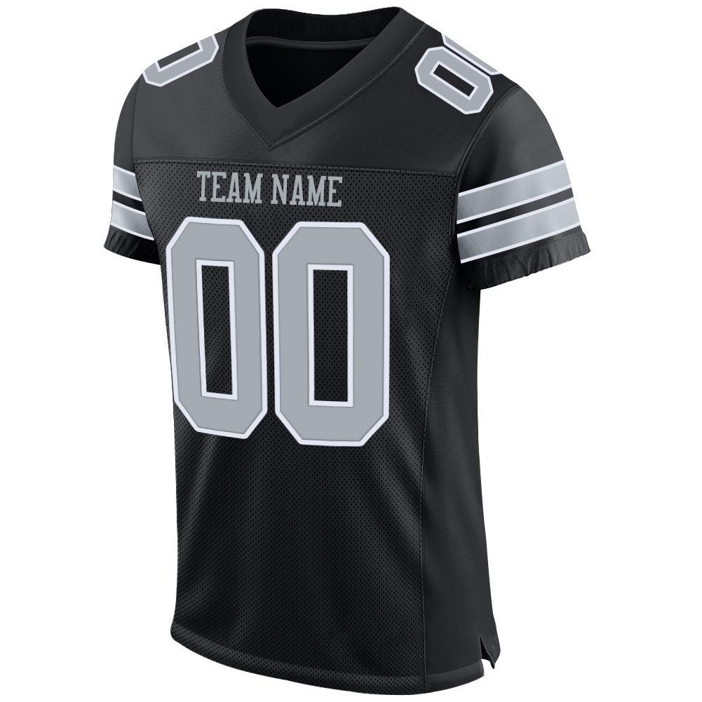 Custom Dry Fit Soccer Uniform Color Grey High Quality Football Jerseys  Printing Names And Numbers